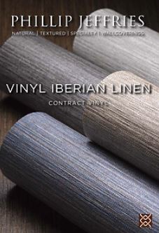 Philip Jeffries Vinyl Iberian Linen Wallpaper