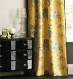 Parchment Flowers Fabric