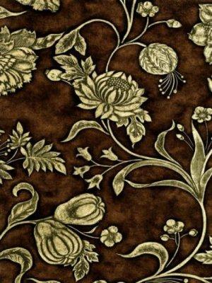 ZOFFANY ST JAMES - BROWN WALLPAPER