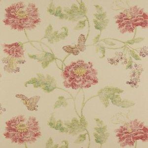 COLEFAX AND FOWLER POPPY AND BUTTERFLY WALLPAPER