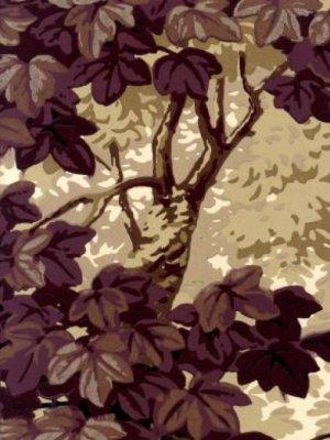 ZOFFANY RICHMOND PARK - PURPLE WALLPAPER