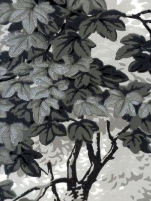 ZOFFANY RICHMOND PARK - CHARCOAL WALLPAPER