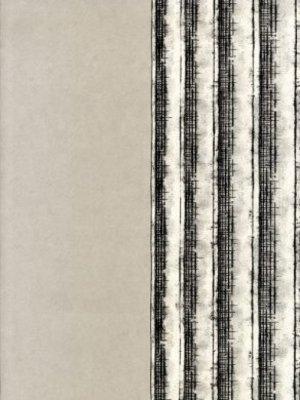 ZOFFANY  INTAGLIO PILLAR - STONE/CHARCOAL WALLPAPER