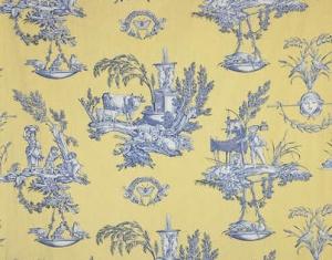 BRAQUENIE L'OISELEUR-Toile de Jouy FABRIC