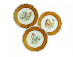 Pierre Frey Assiettes Plates Basse Cour Plates