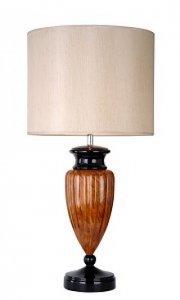 BLACK FINISH URN TABLE LAMP