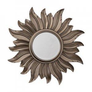 ANTIQUE SILVER SUNRAYS MIRROR