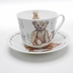 ROY KIRKHAM BONE CHINA | LOST BEARS CHATSWORTH BREAKFAST CUP & SAUCERS