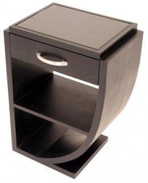 BLACK CURVE SIDE TABLE RIGHT