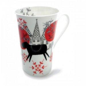 ROY KIRKHAM BONE CHINA | EMILY LARGE SNOWFLAKES MUG