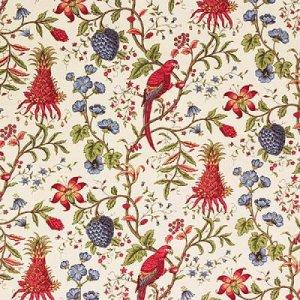 GP & J BAKER PARROT & PINEAPPLE  FABRIC