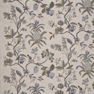 GP & J BAKER EXOTIC PINEAPPLE LINEN FABRIC