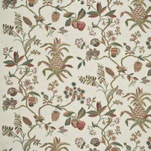 GP & J BAKER EXOTIC PINEAPPLE SILK/LINEN FABRIC