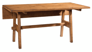 PRIMITIVE THICK TOP FLAP TABLE
