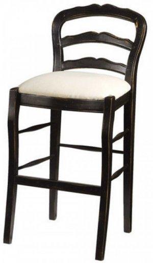 HANDMADE FRENCH BARSTOOL IN BLACK