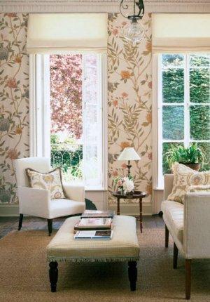 Lewis & Wood China Rose Wide Width Wallpaper
