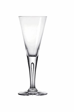 DARTINGTON CRYSTAL SHARON CLARET WINE GLASS
