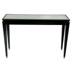 BLACK MIRROR TOP CONSOLE TABLE