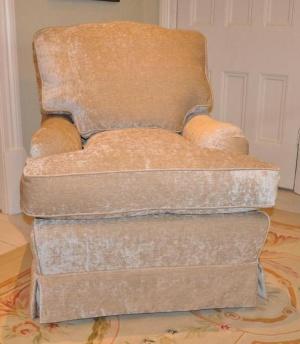 ALEXANDERS HANDMADE GROSVENOR HOWARD STYLE STANDARD ARMCHAIR