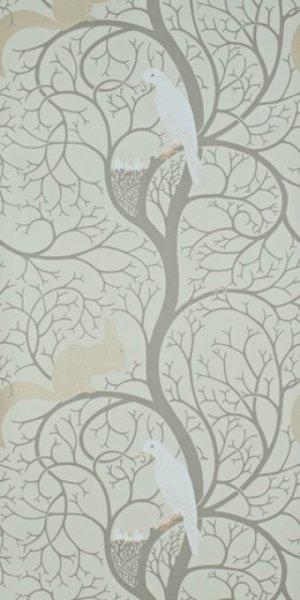 SANDERSON SQUIRREL & DOVE WALLPAPER