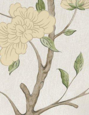 ZOFFANY ELEONORA CELADON/CREAM WALLPAPER