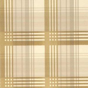 MULBERRY MODERN TARTAN FLOCK WALLPAPER
