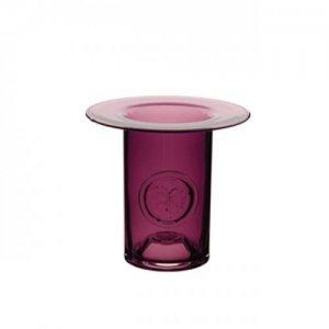 DARTINGTON CRYSTAL FLOWER BOTTLE PANSY VASE