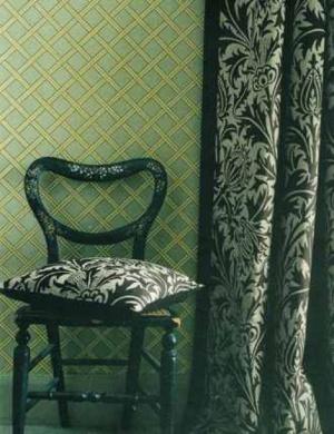 WILLIAM MORRIS GILT TRELLIS WALLPAPER
