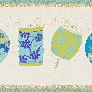 Harlequin  Far Far Away Wallpapers Lanterns Border
