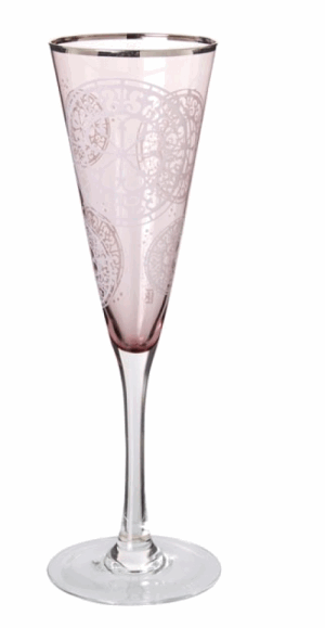 DARTINGTON CRYSTAL LLB FABULOUS FLUTES HAREM (PINK)