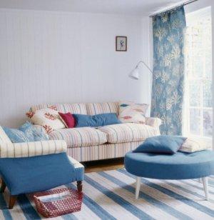 JANE CHURCHILL BAY STRIPE FABRIC