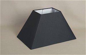 ALEXANDERS OBLONG BLACK SILK SHADE