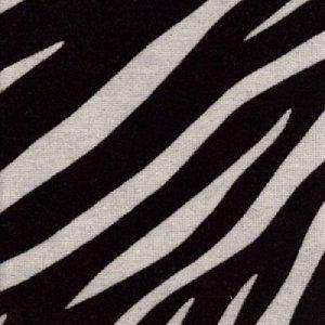 GP & J BAKER ZEBRA VELVET FABRIC