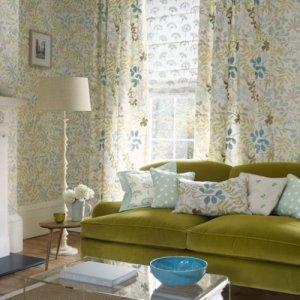 JANE CHURCHILL ALBA LINEN FABRIC