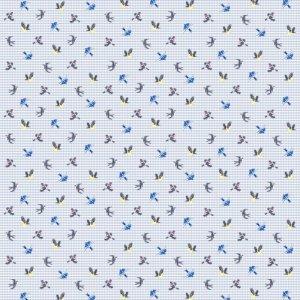 Linwood Checks & Dogs & Rock 'n' Roll LF1409C Fabric