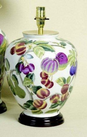 ALEXANDERS  PLUM FRUIT URN LAMP