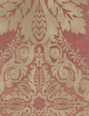 ZOFFANY MEDEVI BRICK  WALLPAPER