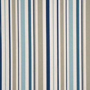 BAKER LIFESTYLE WEST GREEN STRIPE FABRIC