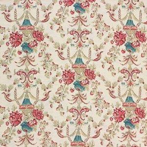 GP & J BAKER ROSE POMPADOUR   FABRIC