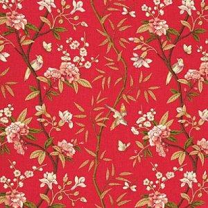 GP & J BAKER PEONY & BLOSSOM LINEN  ORIGINAL FABRIC