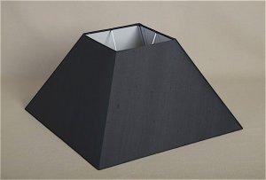 ALEXANDERS SQUARE BLACK SILK SHADE