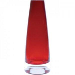 DARTINGTON CRYSTAL BLAZE CONICAL VASE