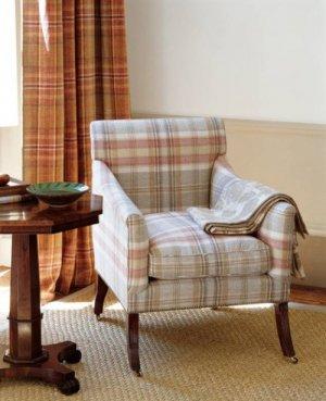 COLEFAX AND FOWLER OBAN PLAID FABRIC