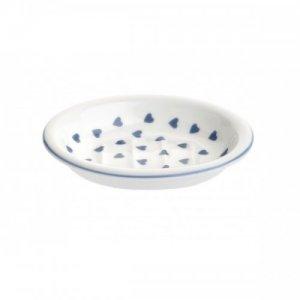 ROY KIRKHAM FINE BONE CHINA | BLUE HEARTS SET OF 2 SOAP DISH