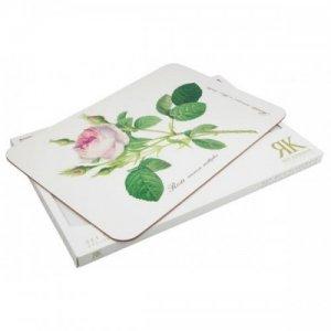 ROY KIRKHAM BONE CHINA | ROSA REDOUTE STANDARD SIZED CORK PLACEMATS