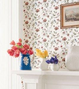 Thibaut Small Print Resource Astoria Wallpaper