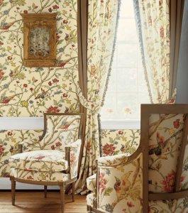 Thibaut Great Estates Aviary Wallpaper