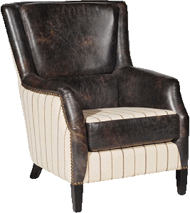 Chelsea Chair Ticking Fudge