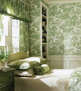Thibaut Piccadilly Cotillion Toile Fabric