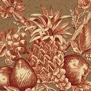 Thibaut Toile Portfolio Fruit Bouquet Wallpaper